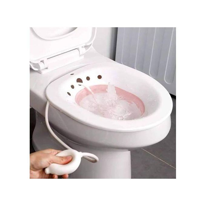 Baignoire pliable pour toilettes, lavabo portable avec chasse d'eau, siège vapeur pour soins intimes