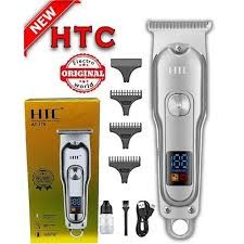 HTC – Tondeuse A Cheveux Professionnelle USB Pour Hommes, Sans Fil, Kit De Coupe De Cheveux Avec Lame En T, Tondeuse A Barbe