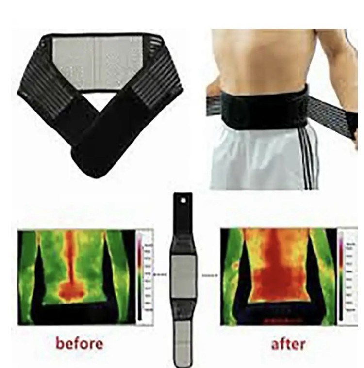 Générique Beige, S : Réglable Auto-chauffant Soulagement de la Douleur Inférieure Thérapie Magnétique Soutien de la Taille du Dos Ceinture Lombaire Double Sangle de Traction #86186