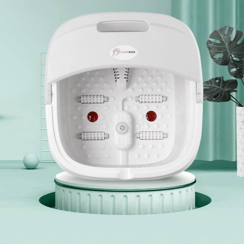 Bassin De Pied Pliable Avec Points De Massage - Grand Modèle Portable Pour Voyage Et Maison