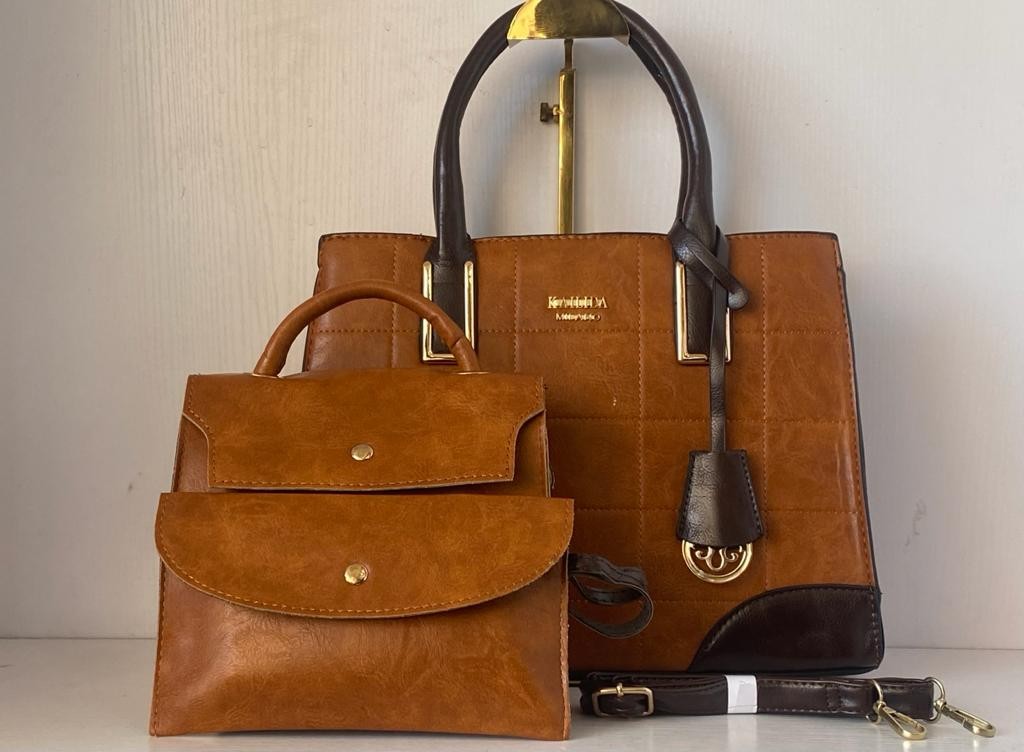 Sac A Main + Pochette  Simili Cuire