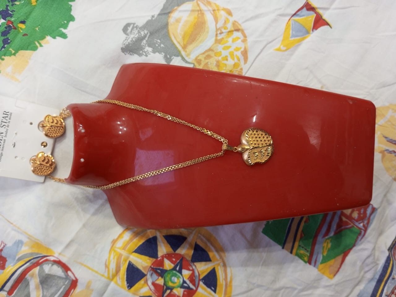 Ensembles Collier + Boucles D'oreilles Plaqué En Or Garantie Avec Des Modèles Différents