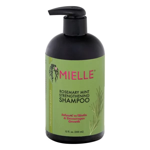 Shampooing Amélioré, Convient À Tous Les Types De Cheveux, Nettoyer En Douceur Vos Cheveux Tout En Leur Fournissant Des Nutriments Essentiels, Mielle Rosemary Mint Nourishing Strengthening Daily Shamp