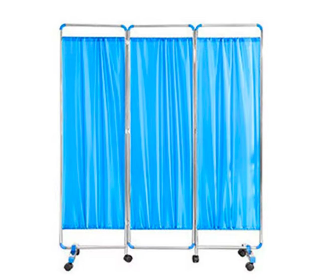 Hochet Médical en Fer et Tissu Art Partition Pliant Rideau 3 Colonnes