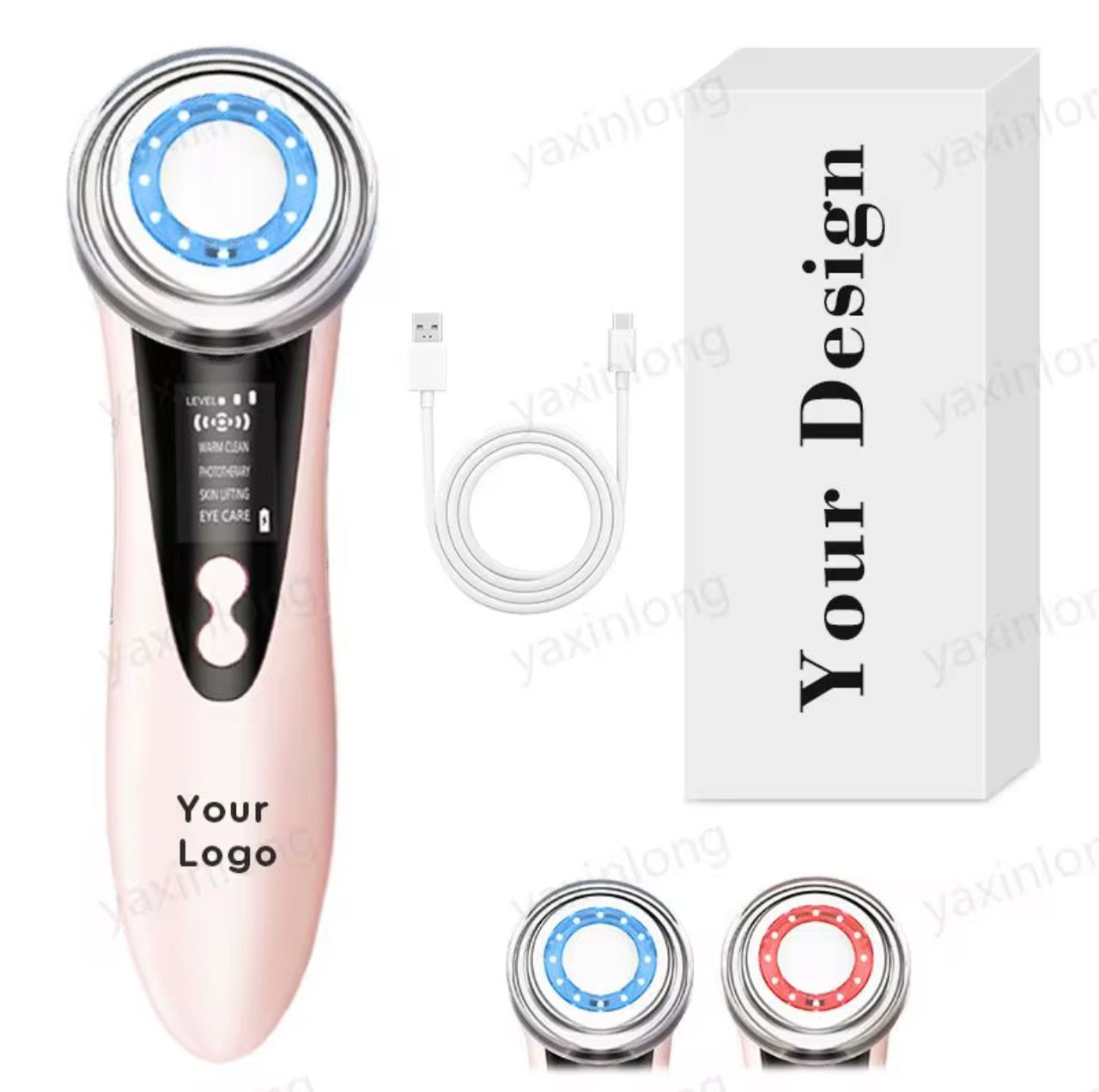 Masseur Facial Anti-Rides, Anti-âge, Améliore, Raffermit et Lisse la Peau