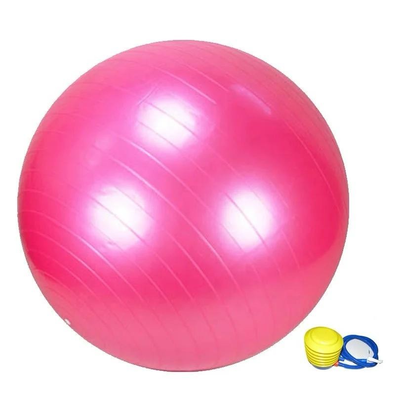 Ballon de Fitness Ballon de Yoga épaissi Exercice de Pilates Ballon de Fitness Ballon d'accouchement Fitness équilibre entraînement Ballon d'assistance à la Naissance(Pink,45cm)-Ballon De Yoga, Gym Ba