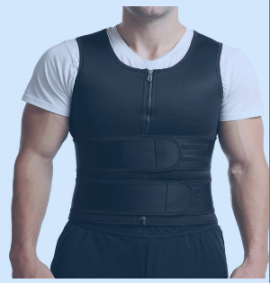 Gaine de Sauna Correcteur de Dos Correcteur de Posture réglable Unisexe Taille Trainer Épaule Dos Brace Corset Gilet Correction Colonne Vertébrale Tops Body Shaper Soutien Ceinture santé et Relaxation