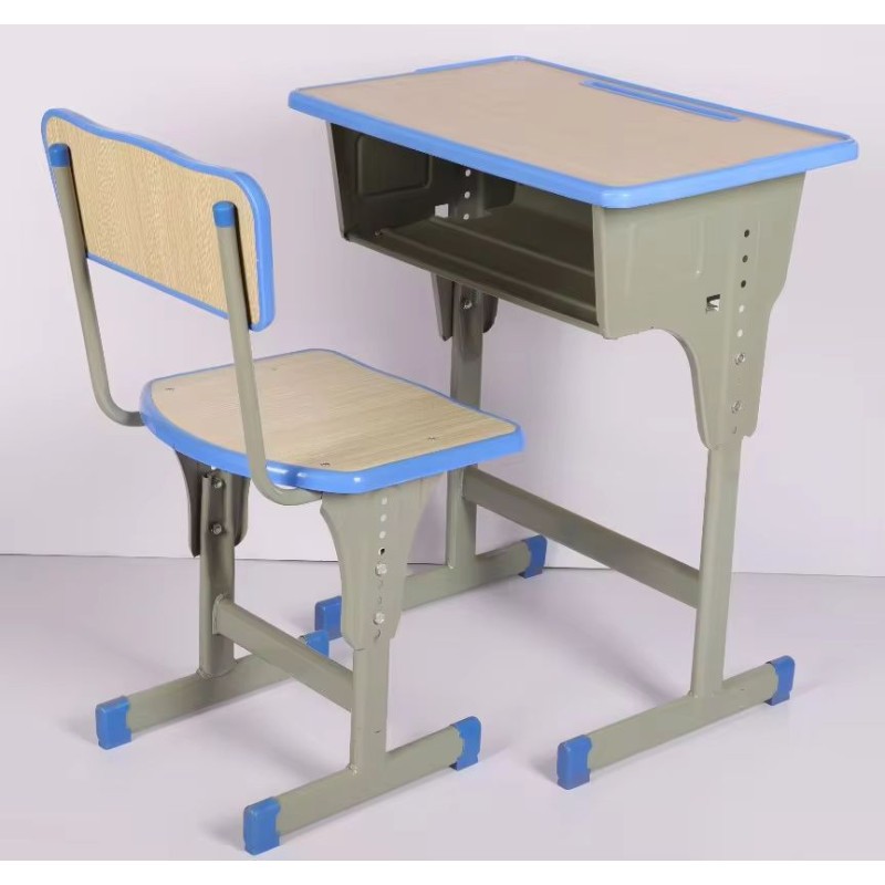 Bureau Enfant avec Rangement, Set Bureau pour Enfant，Pas Cher Table D'étude D'école de Chambre À Coucher À Hauteur Réglable, pour Fille Garcon