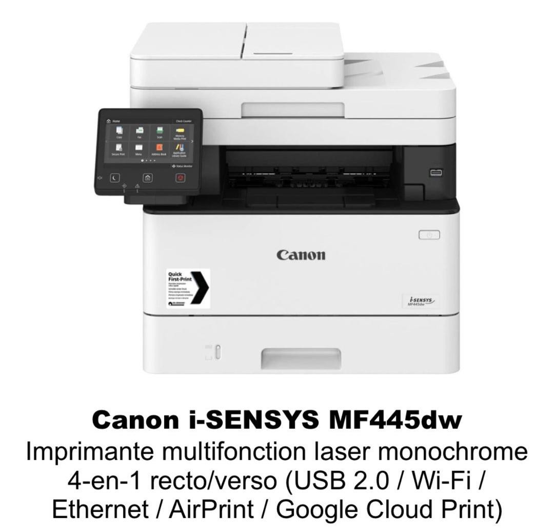 Imprimante multifonction Canon i-sensys mf 445 DW