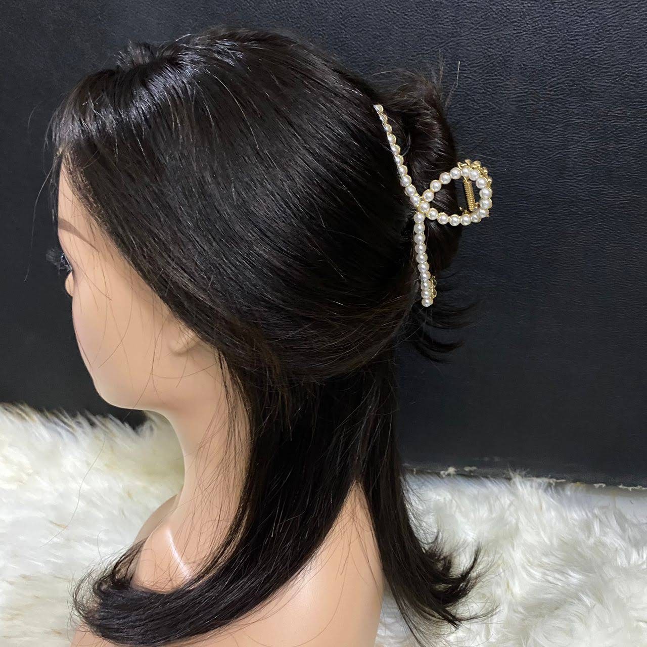 Attrapes Cheveux , Ornée De Ruban Bleu,  Attrapes Cheveux En Forme De Fleur, Attrapes Cheveux , Ornée De Strass