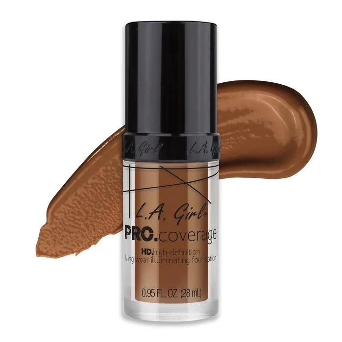 LA Girl PRO coverage ILLUMINATING FOUNDATION