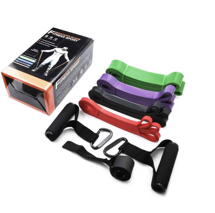 Bandes de résistance pour exercices de gymnastique Bandes de traction élastiques en caoutchouc