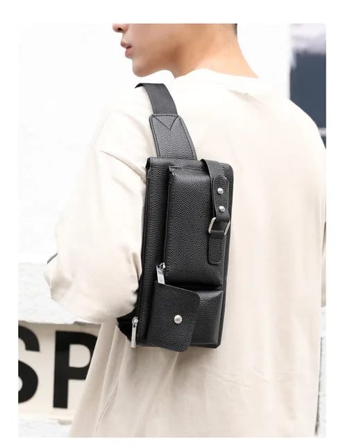 Sacoche Bandoulière Multi-Usage Pn - Noir