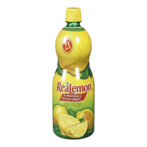 Realemon Jus De 100%  Lemon 945ml Naturel