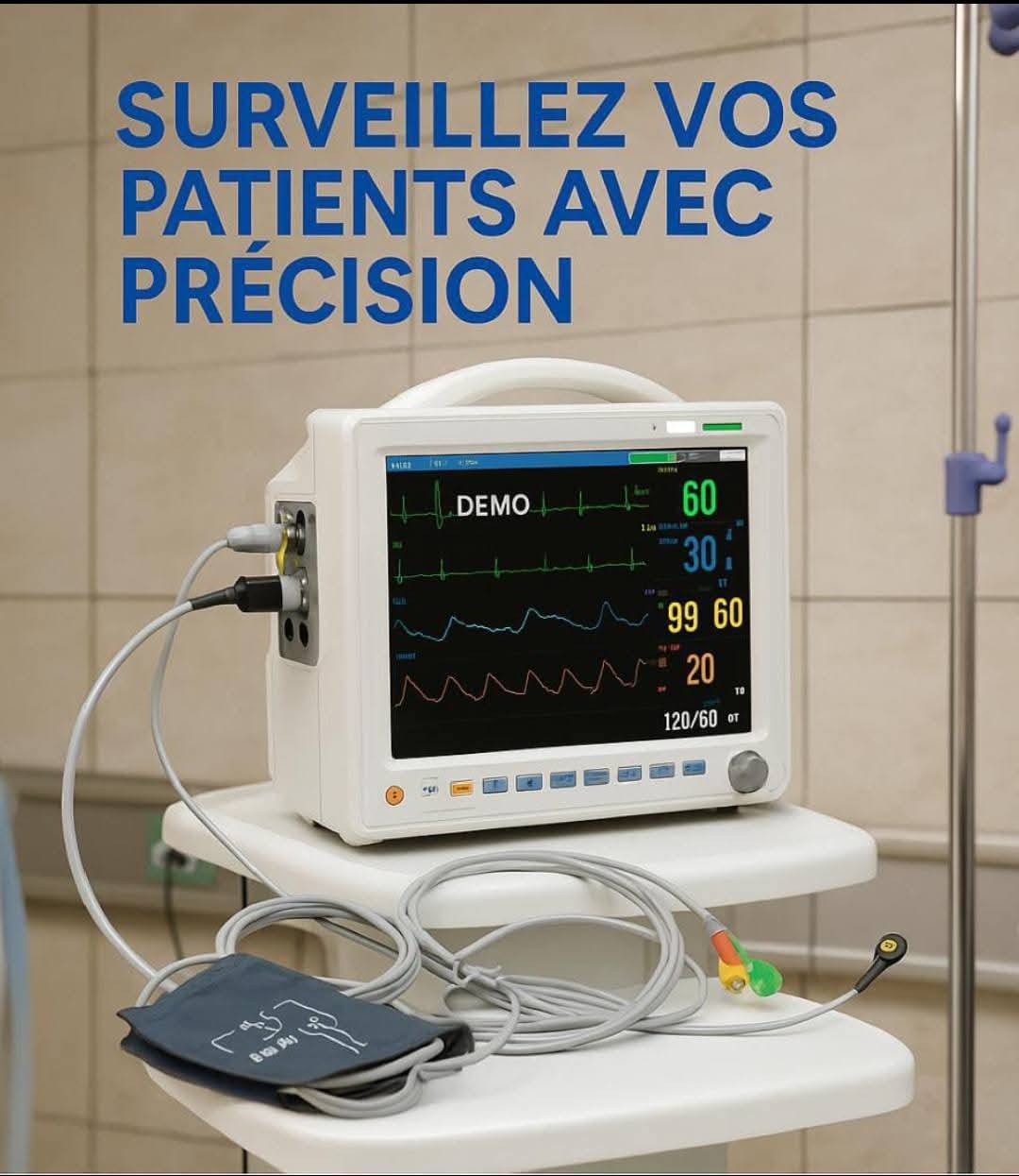 Moniteur de Signes vitaux 5 paramètres