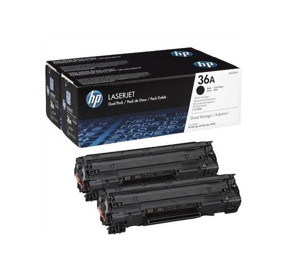 Pack de 2 Toners Noir Original Cartouche HP 36A - CB436AD