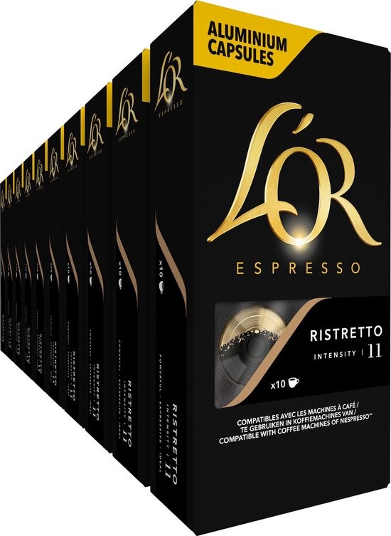 ▷ Chollo Pack x120 Cápsulas de café L'Or Espresso Ristretto