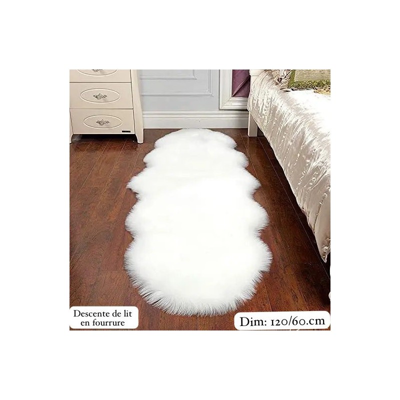Tapis en Fausse Fourrure Housse
