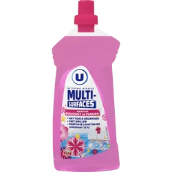 U Nettoyant Ménager Multi-Surfaces Parfum Bouquet De Fleurs Flacon  De 1,25l