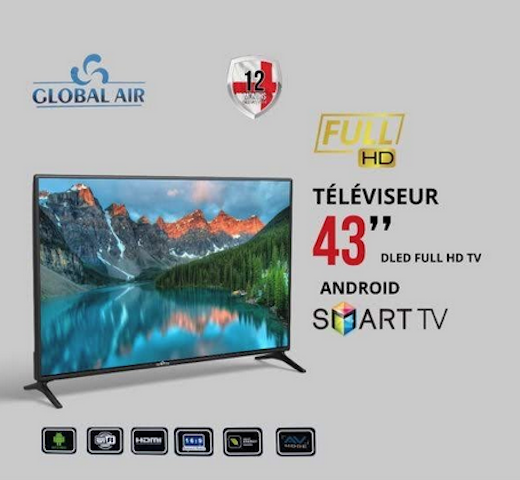 Smart Tv Global Air 43”-Smart Android