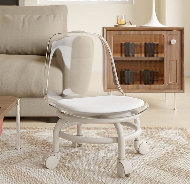 Chaise Transparente Rotative à 360º en Acrylique