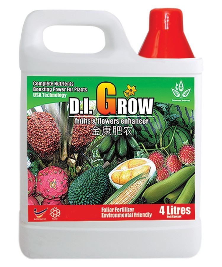D. I. Grow Rouge Engrais Foliaire (Emplificateur des fruits et fleurs)
