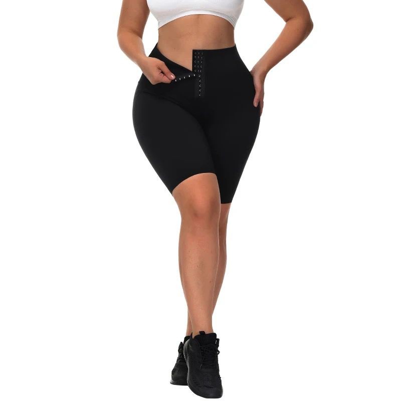 Biker Short Avec Néoprène, Taille Haute Pour Contrôler La Taille Et L'abdomen, Short En Néoprène Avec Doublure En Polyuréthane Pour Augmenter La Température Du Corps Et Stimuler La Transpiration En Pe
