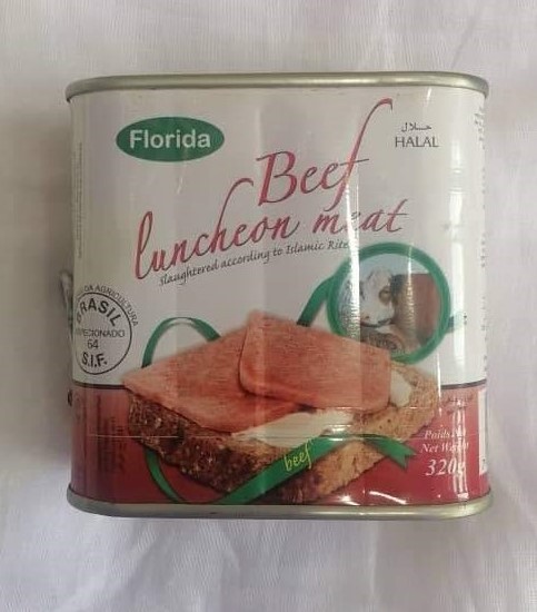 Florida Beef Luncheon Meat Halal Corne Bœuf 320g