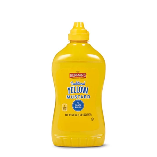 Bouteille De Moutarde Jaune De Burman