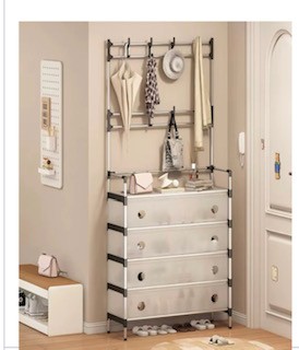 Étagère à chaussures en plastique