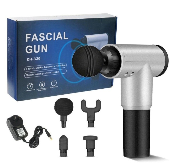 Pistolet De Massage Musculaire - NOTICE EN FRANÇAIS ?? - Massage Gun - Appareil De Massage Et Relaxation - Masseur Dos Ultra Silencieux Et Adapté A Tout Le Corps - Soulager Douleurs Musculaires