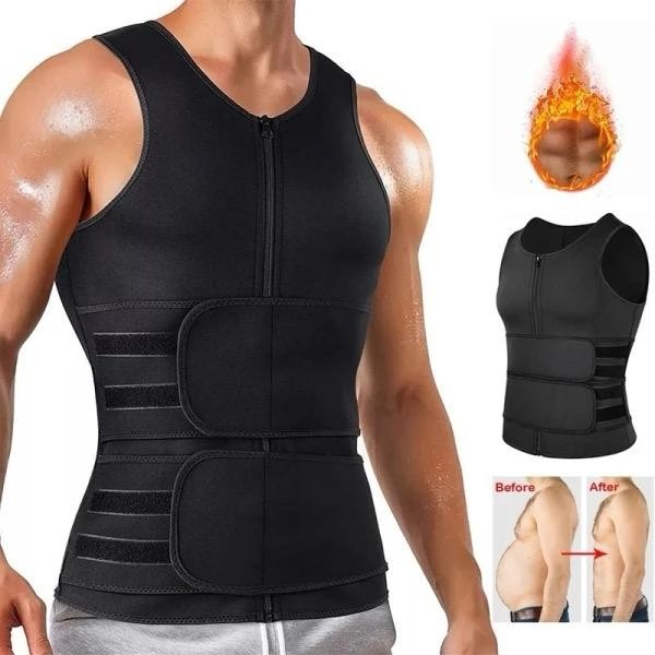 Gilet De Sauna Ceinture Abdominale Pour Hommes Ceinture De Fitness Ceinture De Sudation Ceinture De Fitness