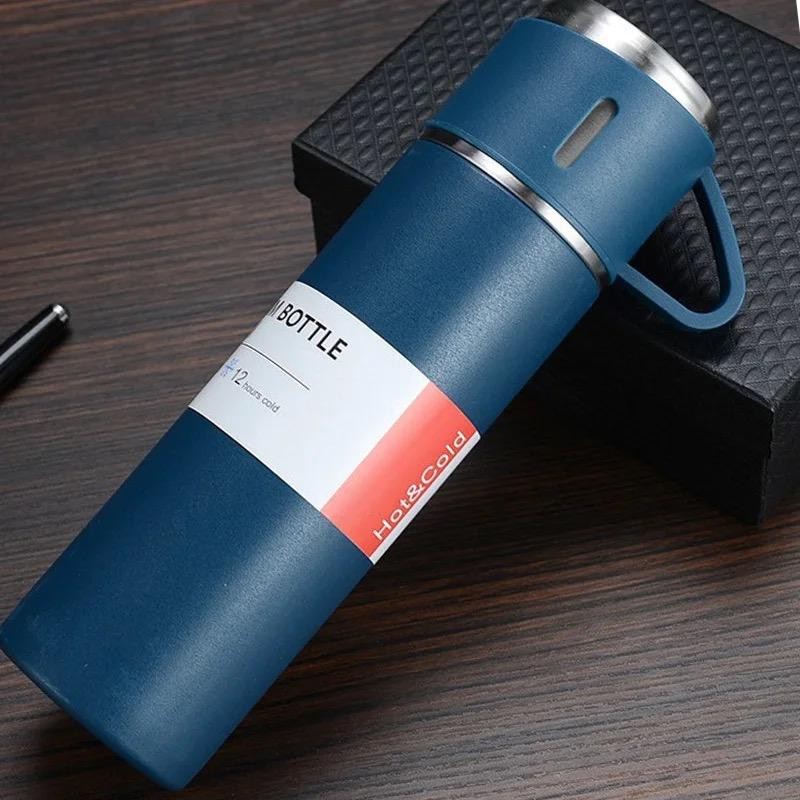Bouteille Thermos de 500ML En Acier Inoxydable, Bouteille D'eau Pour Voyage D'affaires