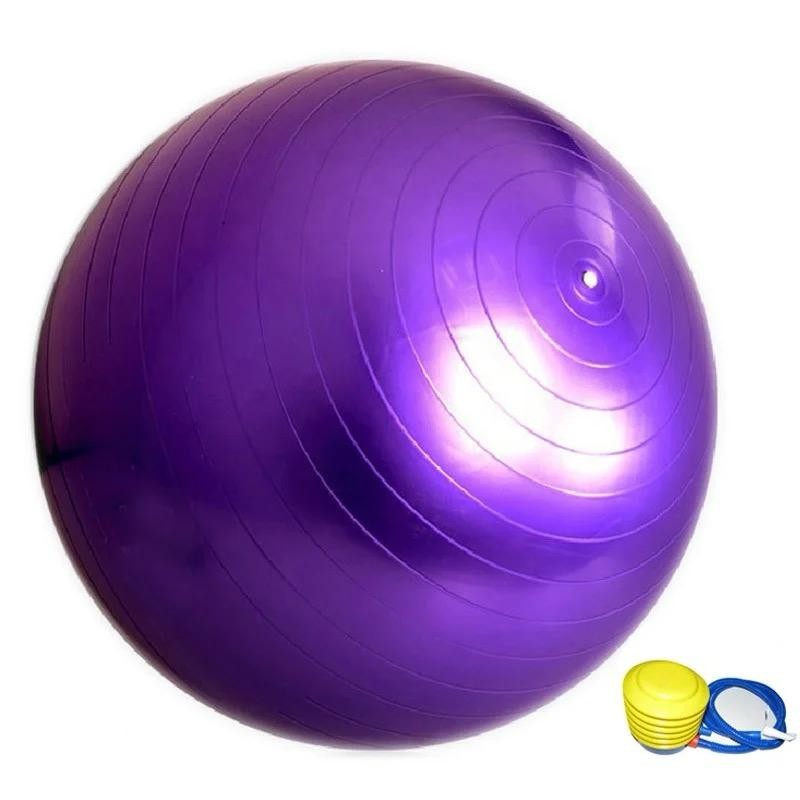 Ballon de Fitness Ballon de Yoga épaissi Exercice de Pilates Ballon de Fitness Ballon d'accouchement Fitness équilibre entraînement Ballon d'assistance à la Naissance(Pink,45cm)-Ballon De Yoga, Gym Ba