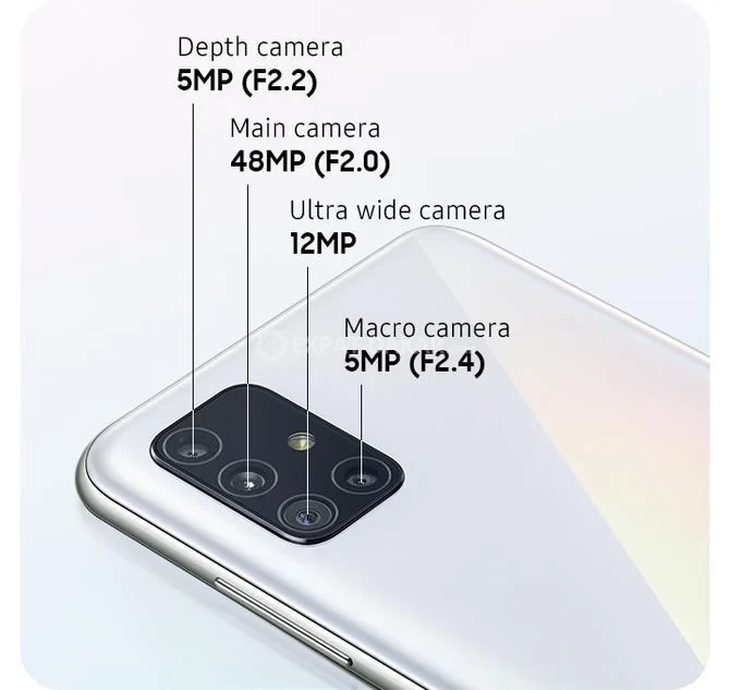 Samsung Galaxy A51 - 128 Go Ram 4 Go Venant  Des Usa Etat Comme Neuf Aucun Rayure Très Propre, Téléphone Android