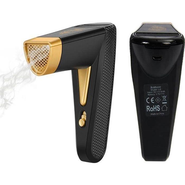 Brûleur D'encens Électrique Arabe, 40 Minutes De Temps De Travail, Bakhoor Musulman Ramadan Dukhoon Usb Noir