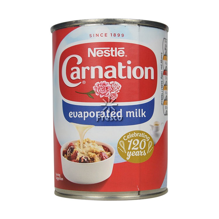Carton de 12 Pots de Nestle Carnation Evaporated Milk 410ml