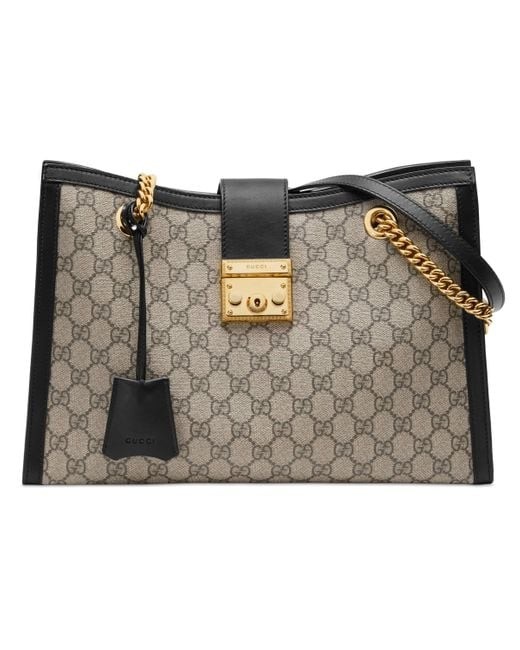 Sac A Epaule Padlock A Motif GG Taille Moyenne Femme De Coloris Neutre