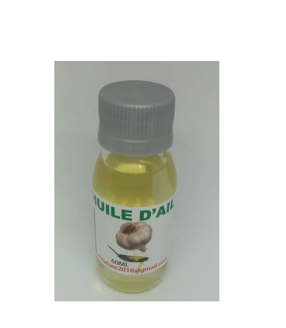 Huile d'Ail produit Bio anti-bactérien
