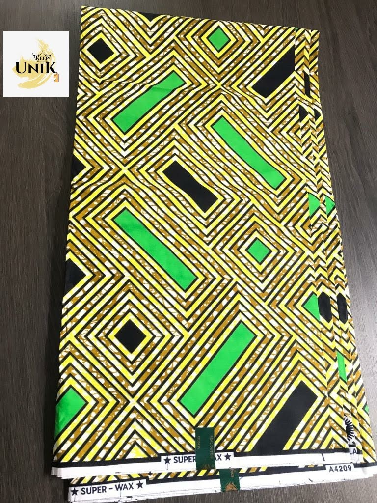 Tissu Super Wax En Coton