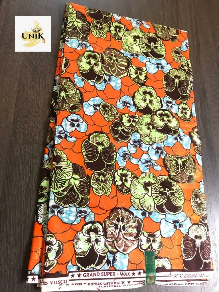 Tissu Super Wax En Coton