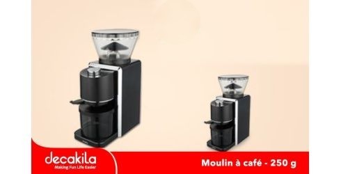Moulin À Café VIP, Capacité De La Boîte À Grains 250 Grammes, La lame De Meulage Est Détachable