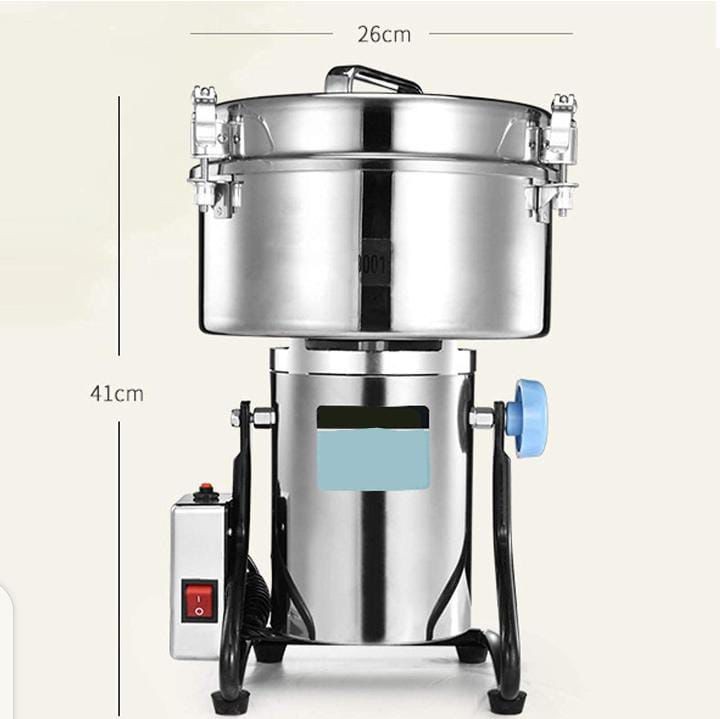 Concasseur A Grain Broyeur À Grande Vitesse Commercial Électrique De Moulin De Broyeur De Grain D'acier Inoxydable Swing Type Pour Diverses De Céréales Pour Usage Domestique Et Professionnel