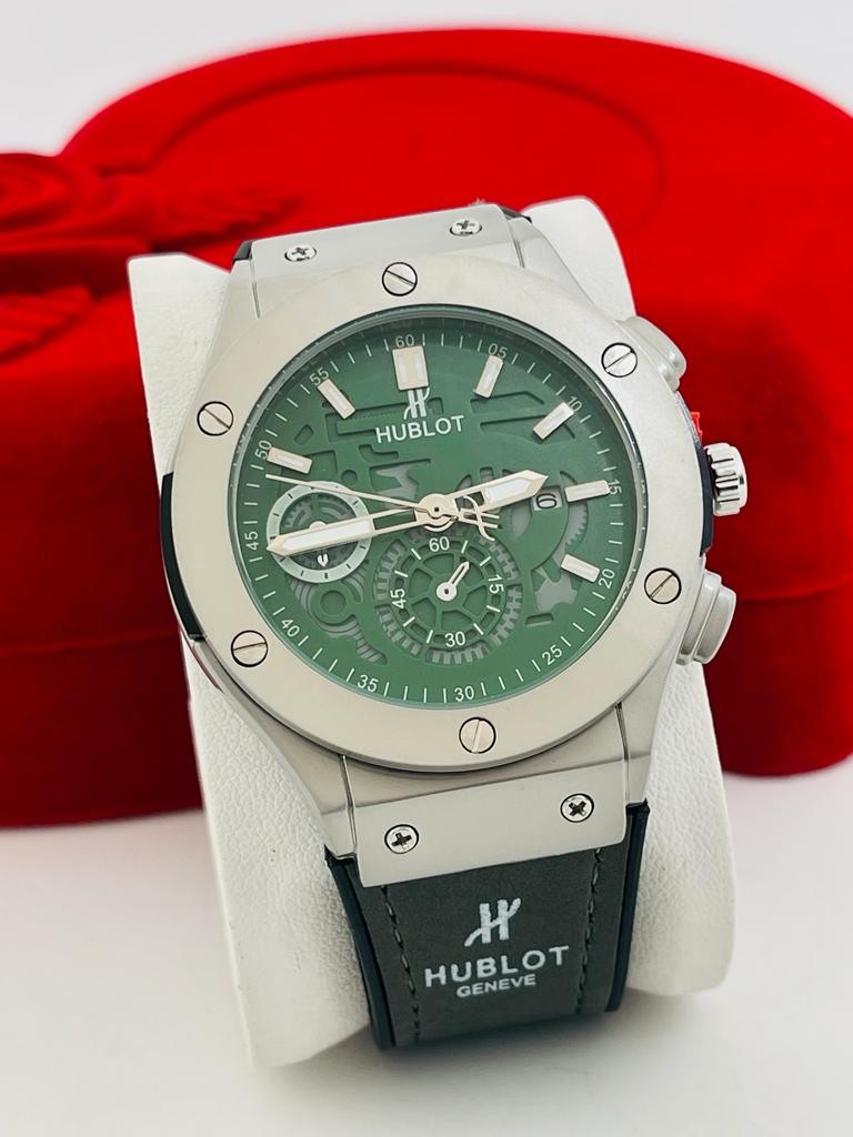 Montre Hublot Authentique Chronographe De Luxe Pour Homme