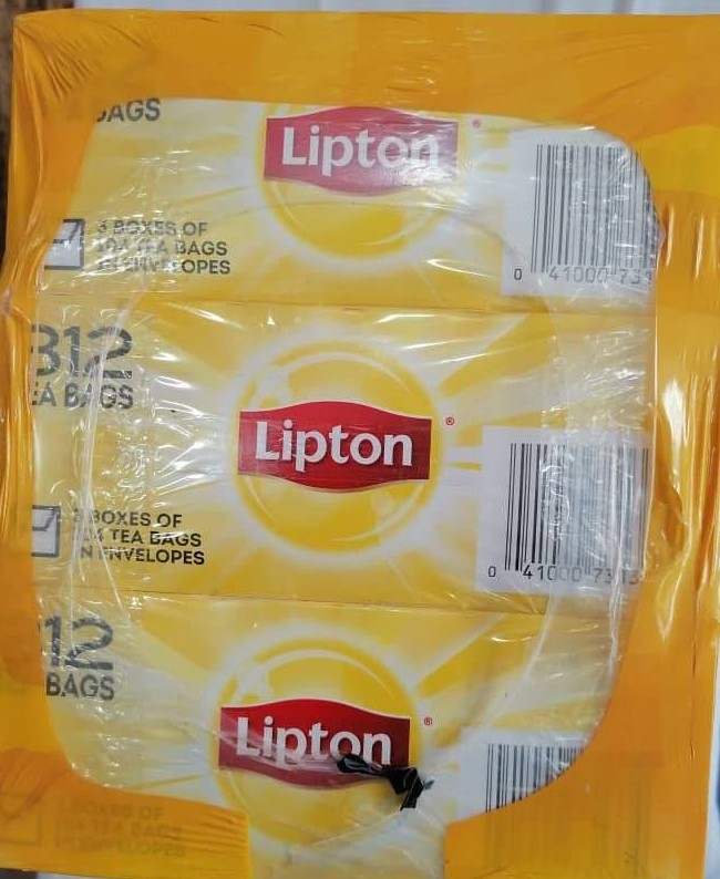 Lipton Pack 3 Paquets De 312  Sachet (24,9 Oz 1,55ib) 705G