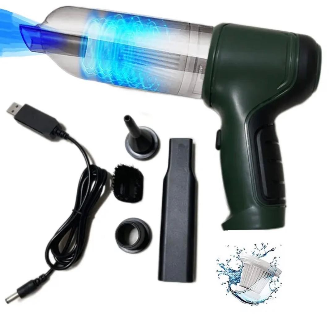Pistolet Aspirateur Rechargeable Sans Fil, Aspirateur Multifonctions 3 En 1 Rechargeable  Pour La Voiture, Le Bureau Et La Maison