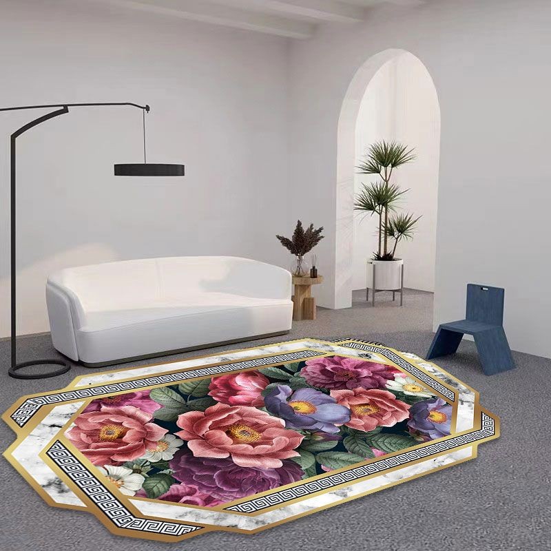 Grand Tapis Salon, Moquette Ethnique, Tapis De Sol De Maison Imprimé De Salon Traditionnel, Tapis Graphique