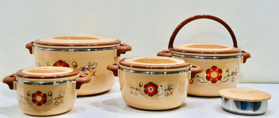 Tmvel Nova Casserole, marmite isolée en acier inoxydable, élégant chauffe-plats, bol de service thermique, garde les aliments au chaud, au chaud et au froid pendant de longues heures pendant des heure