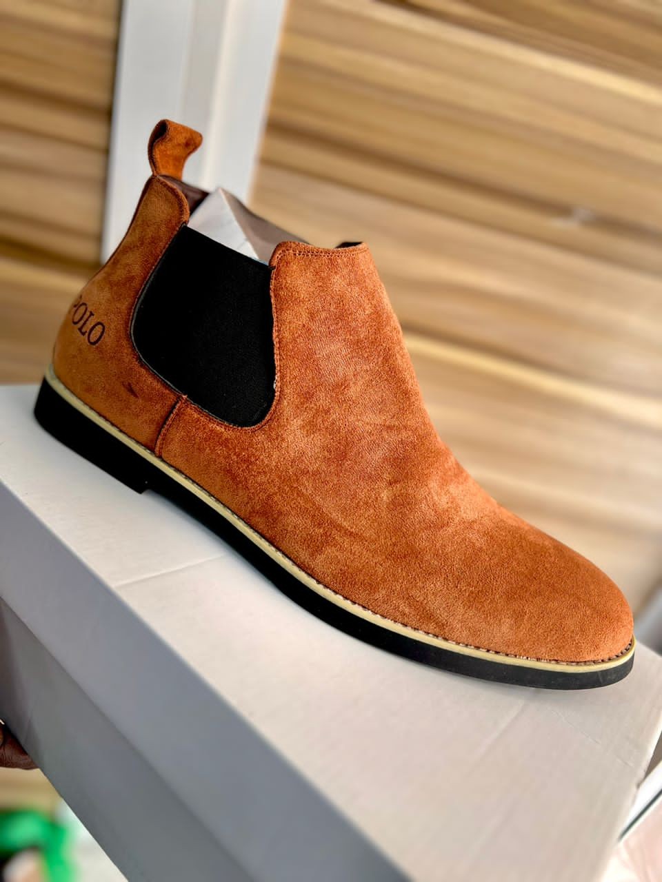 Original Chaussure Homme Daim, Chaussures Daim Bottines Smart Décontracté Désert Dealer  Enfiler