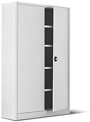 Armoire en Fer - Coffre-fort de 180 cm de haut et grande armoire de classement pour bureau, maison, laboratoire, enseignant, casier à mot de passe pour la maison et le bureau